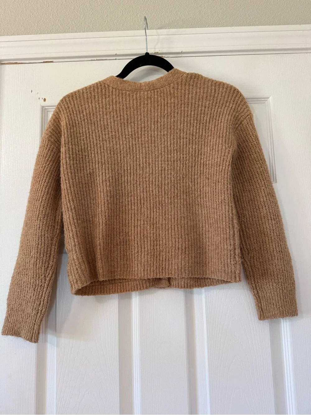 Old Navy Girl’s Camel/Tan Button-Front Cardigan Sweater- Large (10/12)